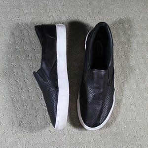 Soda Size 10M Black Perforated Slip On Sneaker Loafers